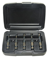 HSS Type DT-5 5pc. 1/4" Quick Release Combination Drill and Tap HSS Type DT-5 5pc. 1/4" Quick Release Combination Drill and Tap